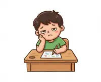 bored student